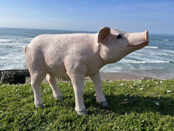 Cochon rose debout - Grand Modèle – Image 2